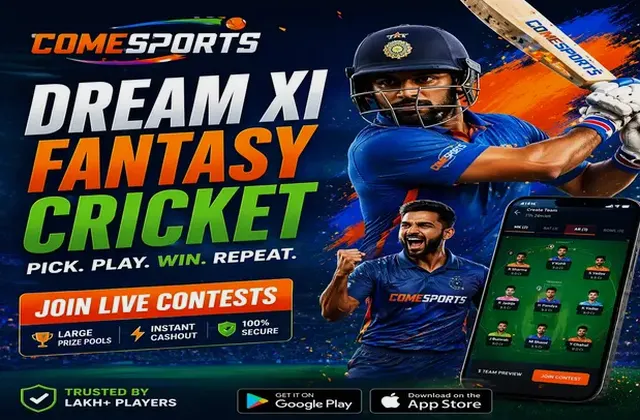 Come (Come App) fantasy cricket & matchday visual 1